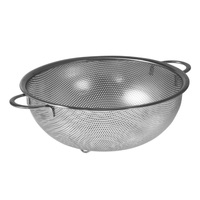 AVANTI STAINLESS STEEL PERFORATED STRAINER WITH HANDLES - 25.5cm