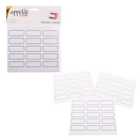 APPETITO BLANK KITCHEN LABELS - PACK OF 45