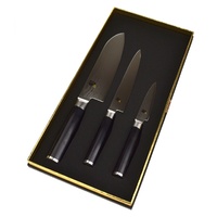 SHUN CLASSIC SANTOKU 3 PIECE KNIFE SET - GIFT BOXED