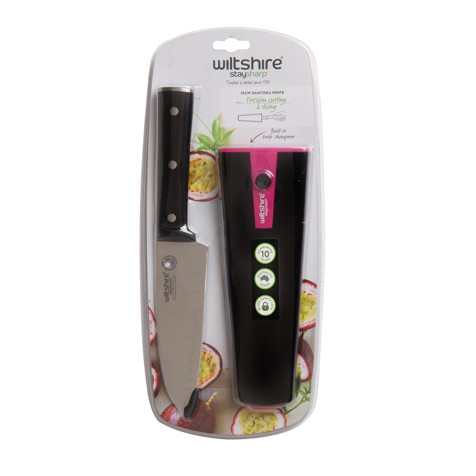 Buy Wiltshire Triple Riverted 15cm Santoku Knife Online PurpleSpoilz