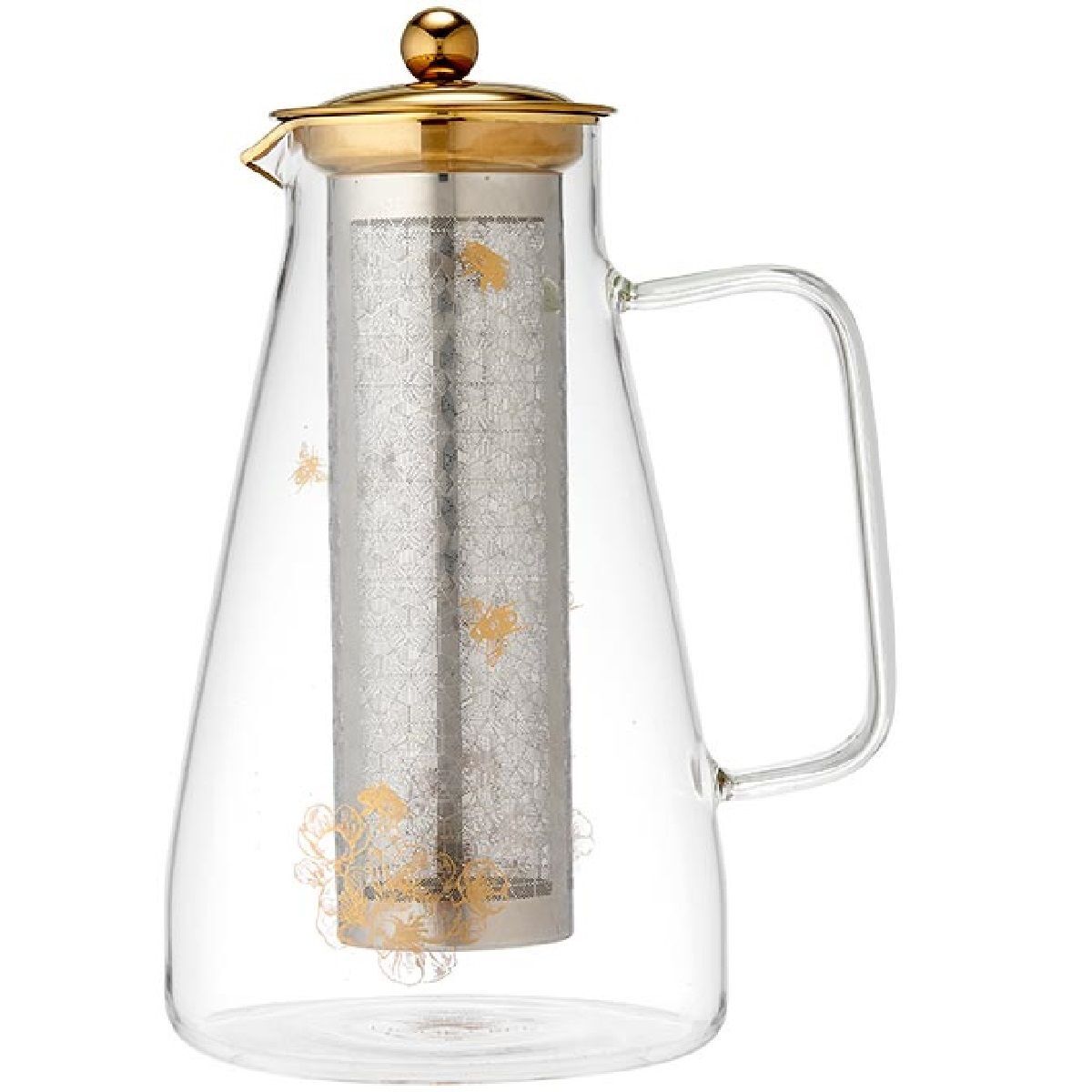 Buy Ashdene Honey Bee Glass Infuser Jug Online PurpleSpoilz Australia