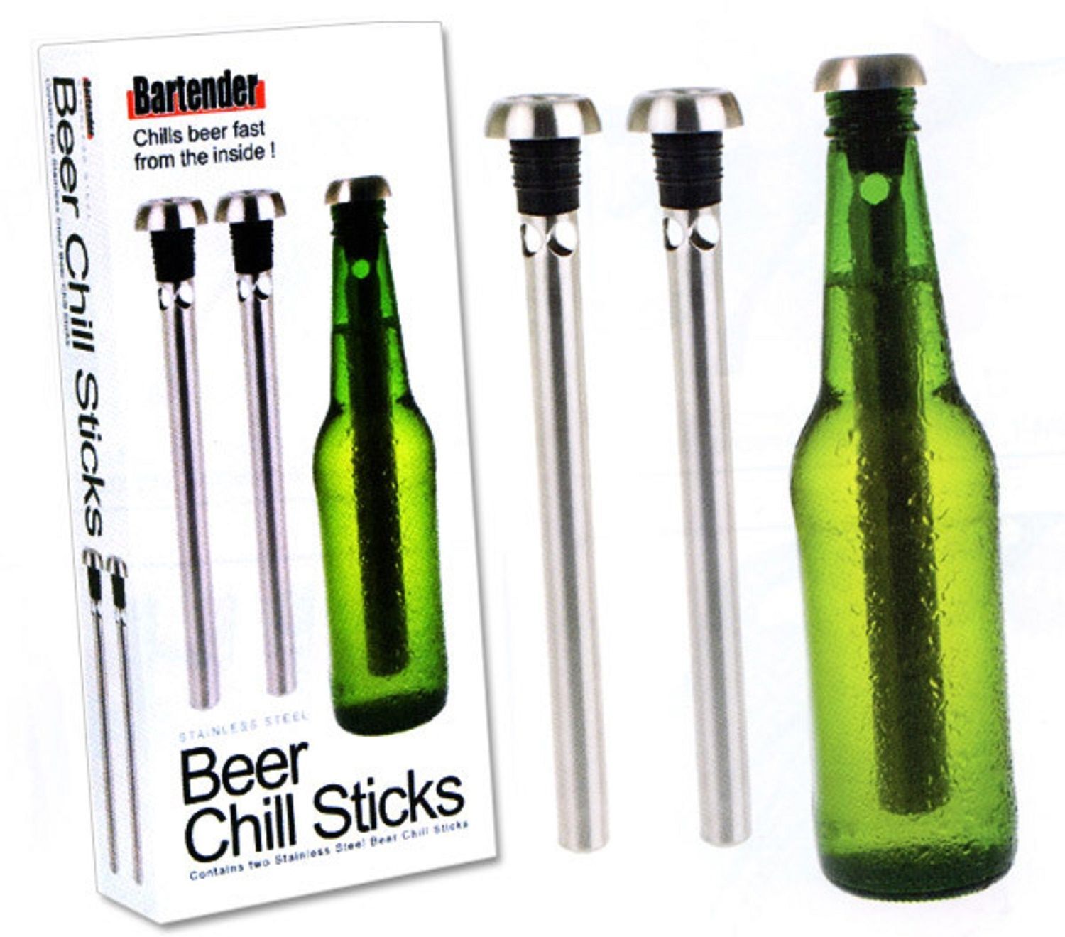BEER CHILL STICK SET OF 4 Bartender
