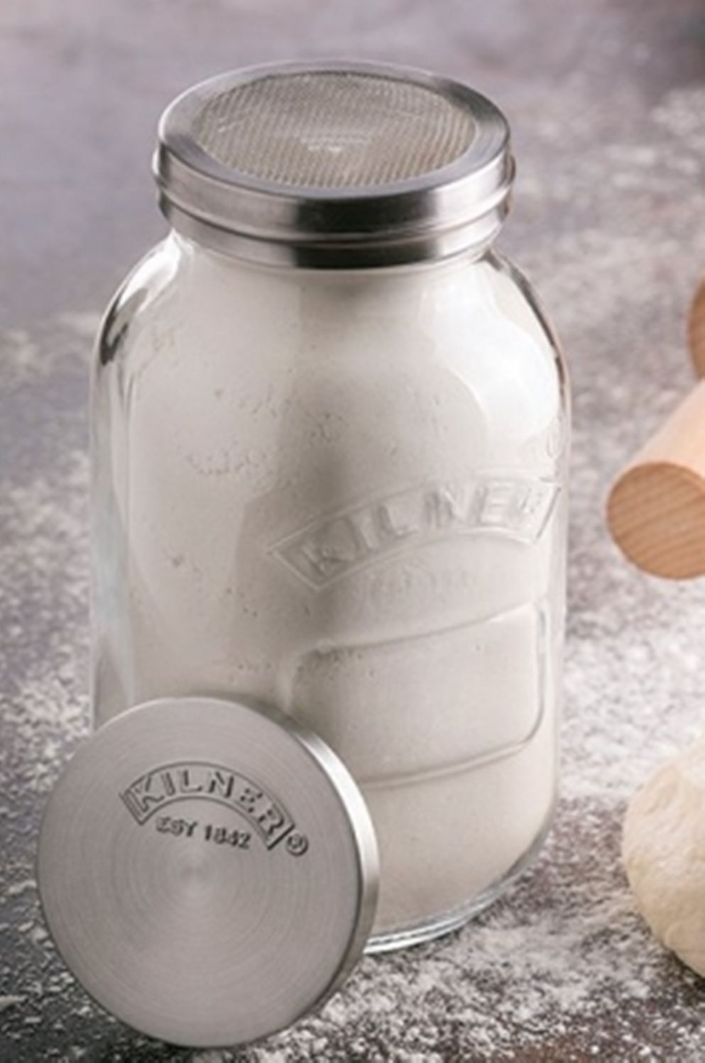 Buy Kilner Flour Sifter Jar 1 Litre Online PurpleSpoilz Australia