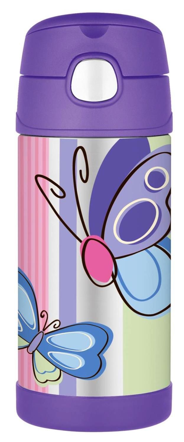 Buy Thermos Food Jar and Drink Bottle Purple Butterfly Online