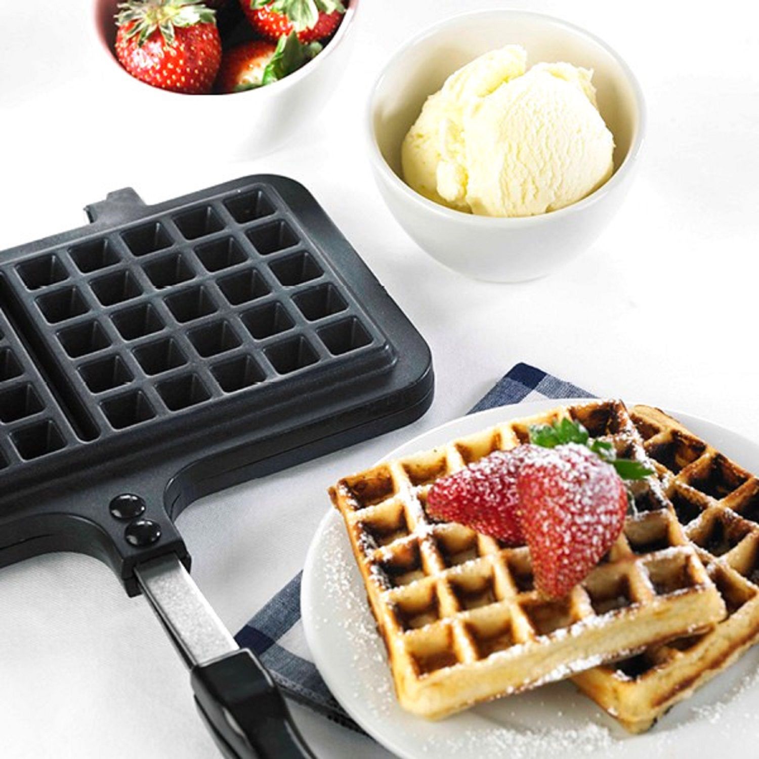 Buy Davis & Waddell Non Stick Waffle Maker (Square) PurpleSpoilz