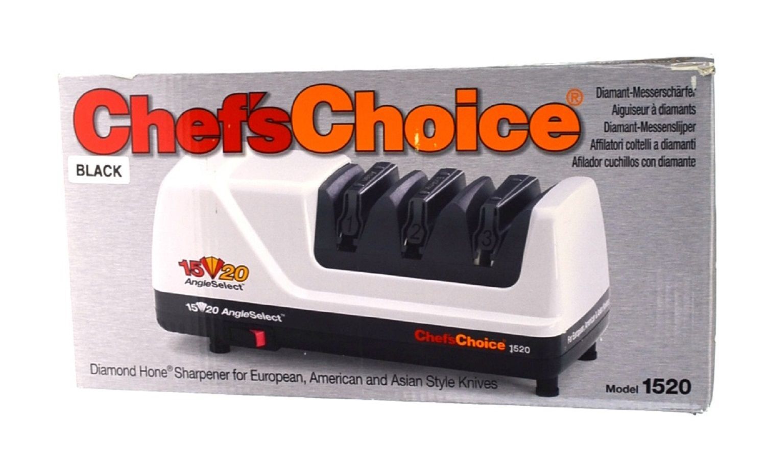 Chef'sChoice M1520 AngleSelect Diamond Hone Knife Sharpener in