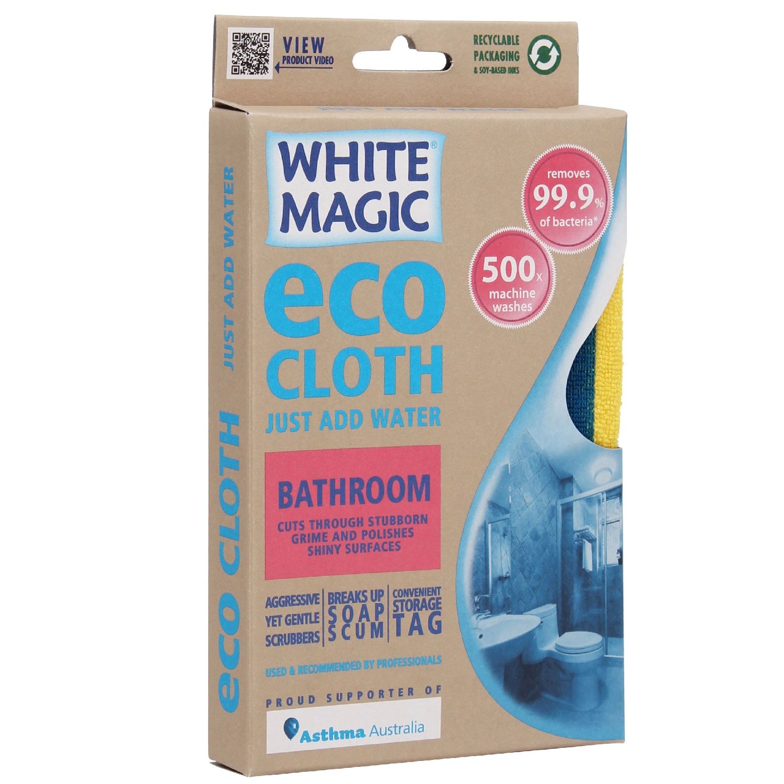 Buy White Magic Eco Cloth Bathroom Cleaning Cloth Online–PurpleSpoilz