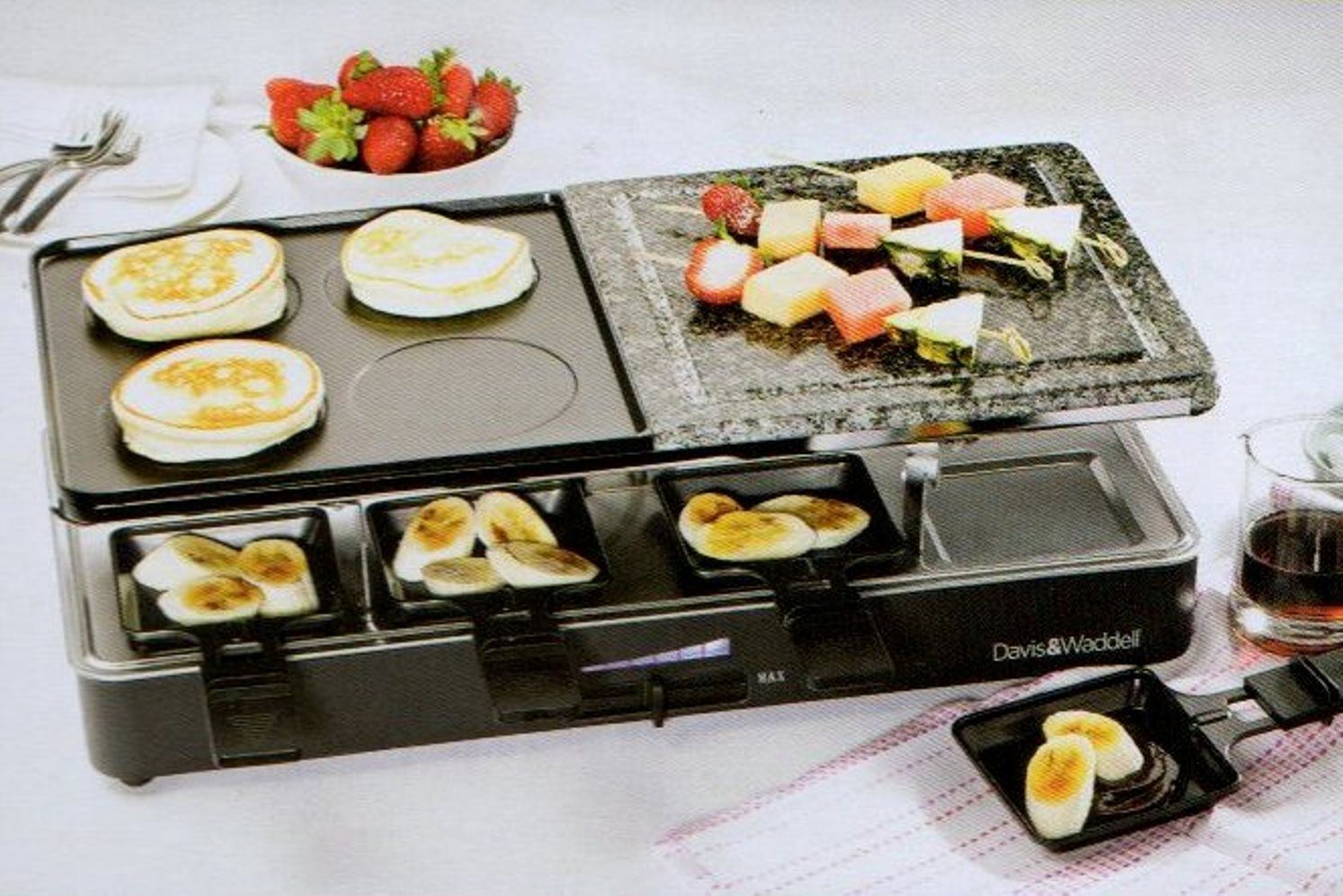 DAVIS AND WADDELL 8 PERSON ELECTRIC PARTY GRILL Davis & Waddell