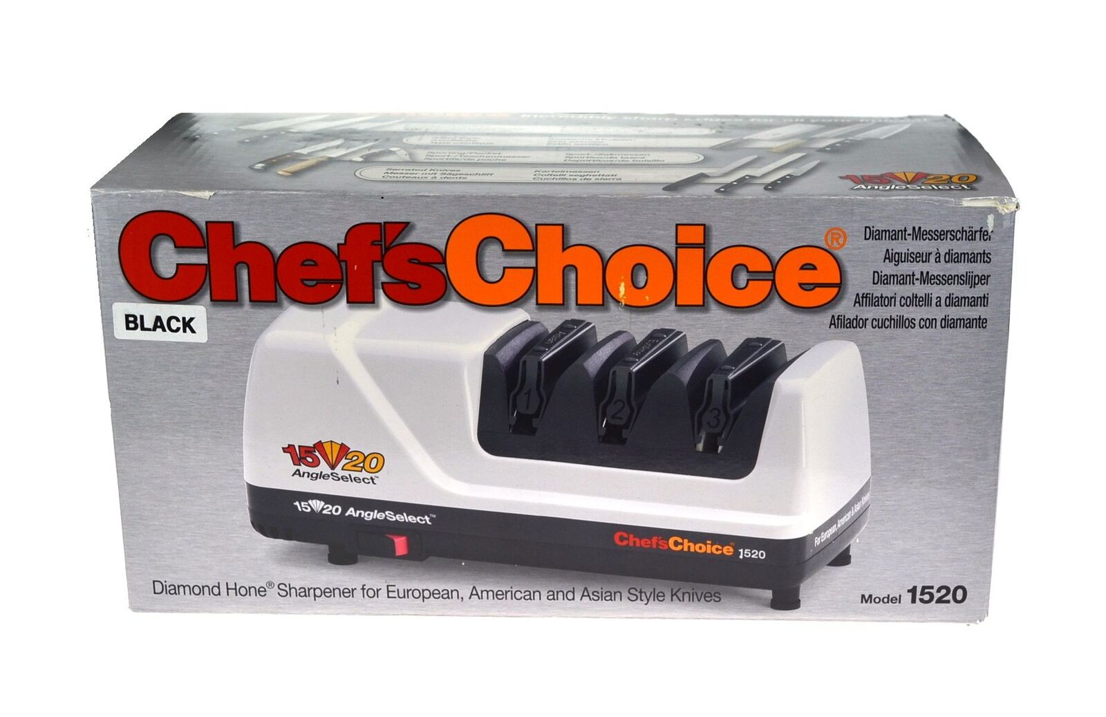 Chefs Choice Model 1520 Angle Select Diamond Hone Knife Sharpener