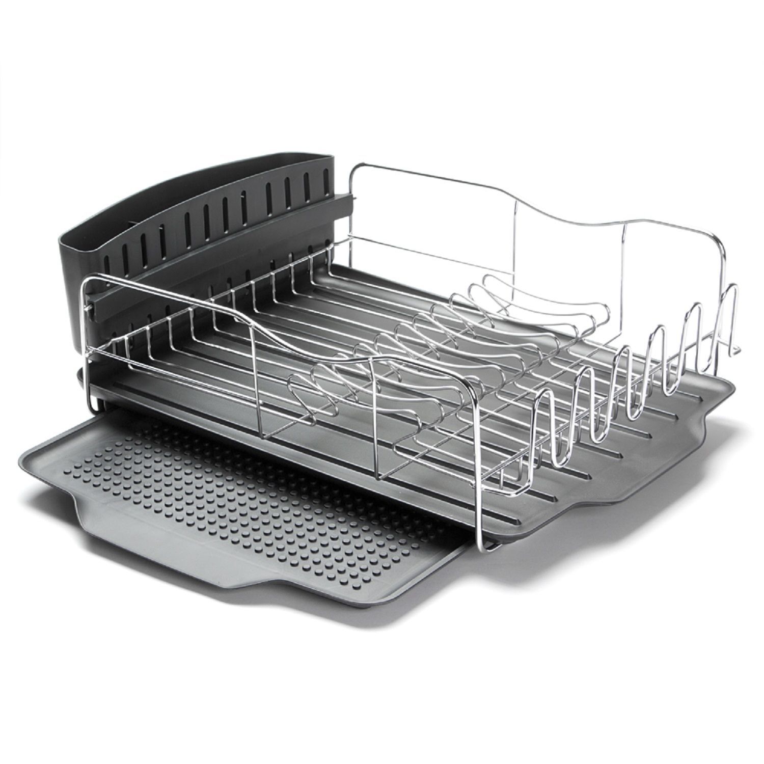NEW POLDER ADVANTAGE 4 PIECE DISH RACK Cutlery Utensil Caddy Drainer