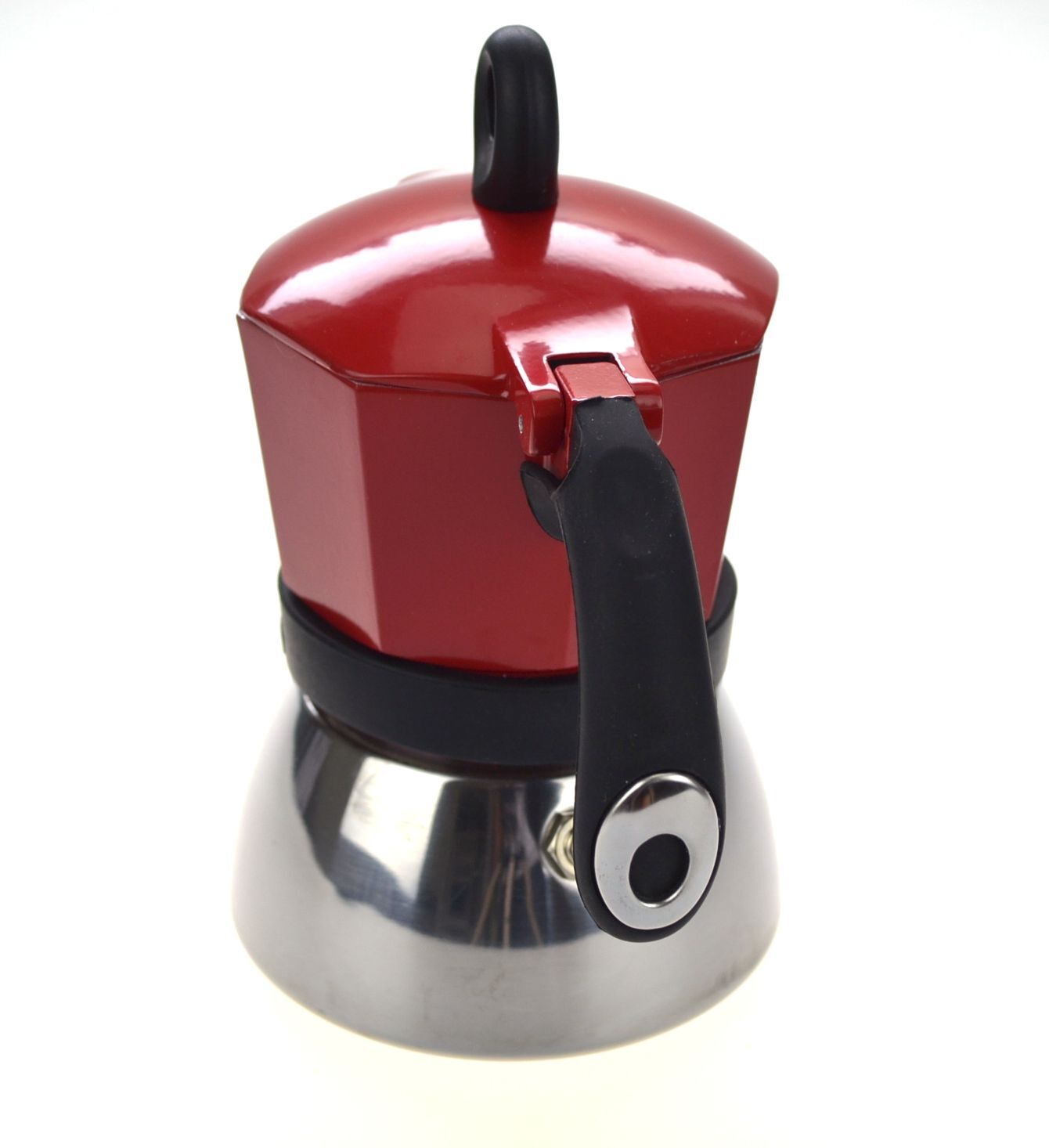 Buy BIALETTI MOKA 3 CUP MOKA INDUCTION RED ESPRESSO MAKER Online