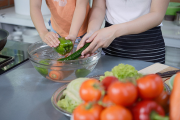 Washing Veggies