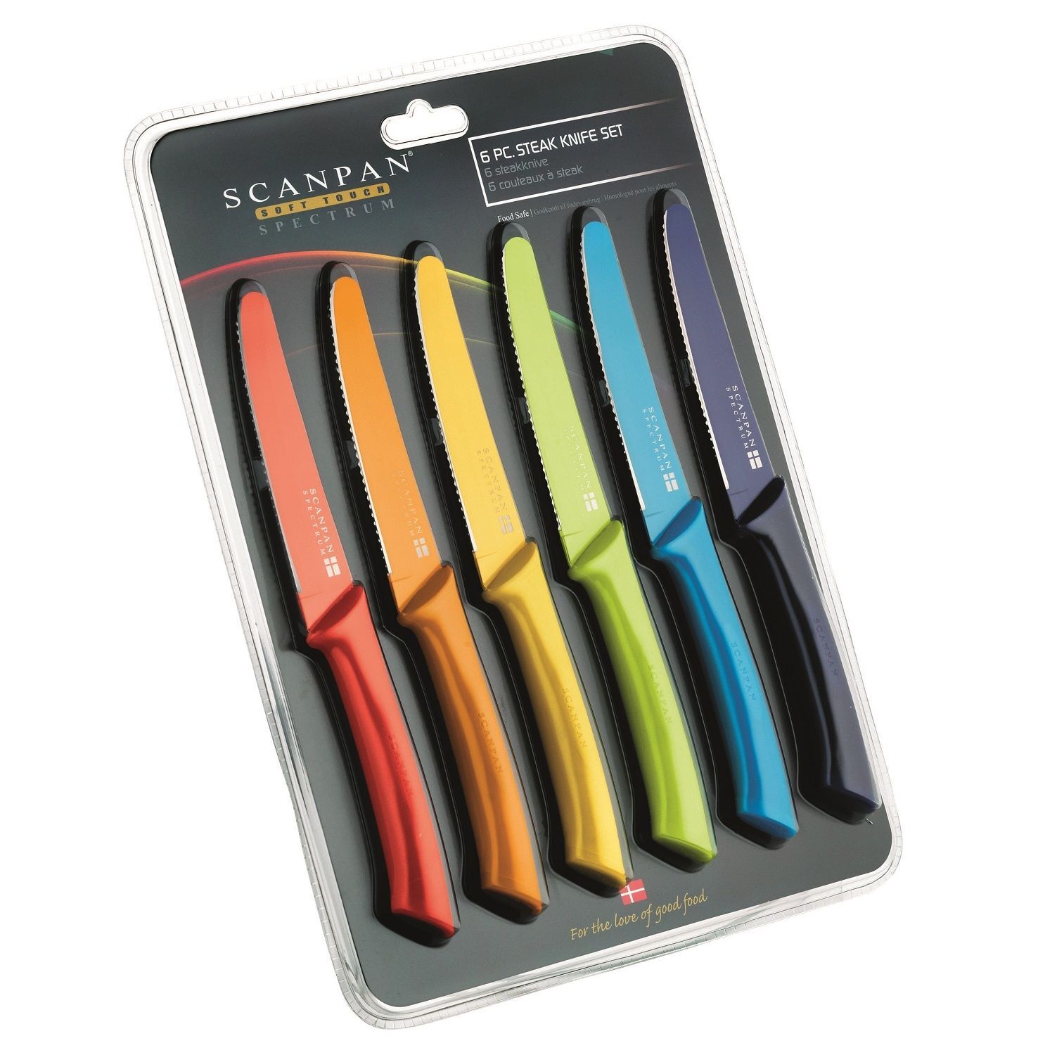 Buy Scanpan Coloured 6 Piece Steak Knives Online – PurpleSpoilz Australia