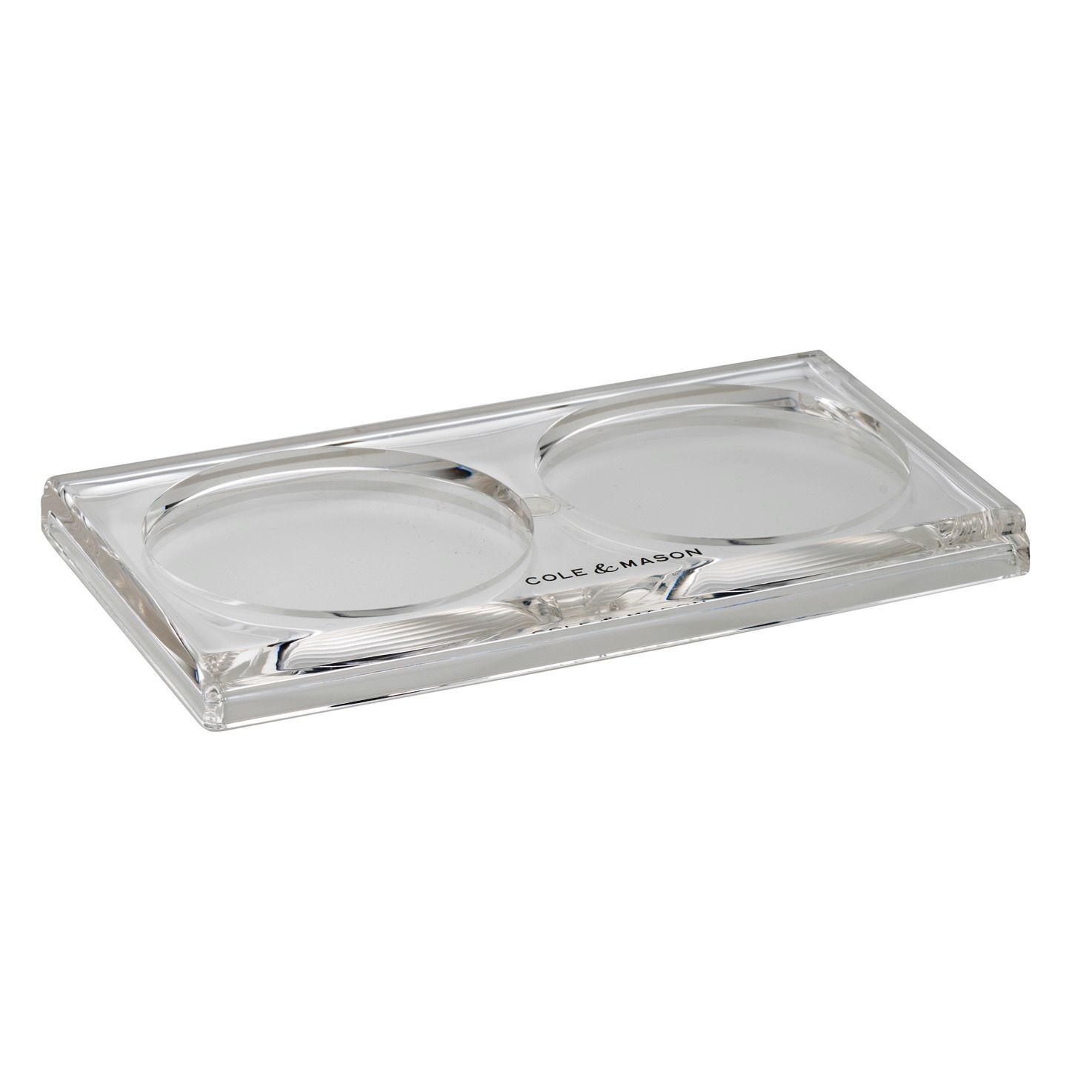 Buy Cole and Mason Acrylic Salt and Pepper Tray Online PurpleSpoilz