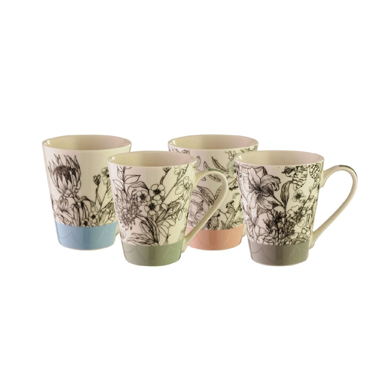 NEW BUNDANOON COFFEE & TEA MUGS SET 4 Tea Drink Mug Cup NEW BONE CHINA - Picture 81 of 320