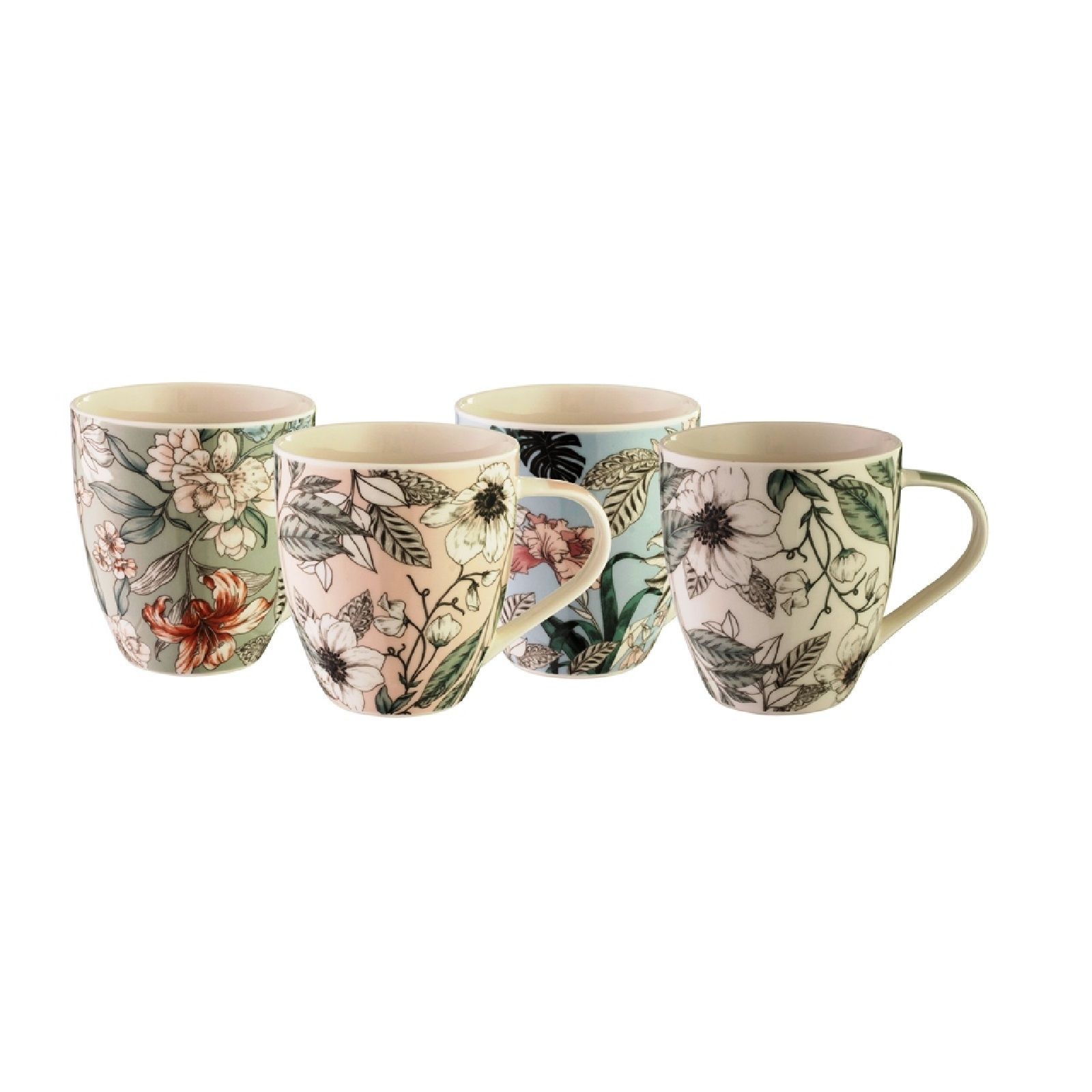 NEW BUNDANOON COFFEE & TEA MUGS SET 4 Tea Drink Mug Cup NEW BONE CHINA - Picture 121 of 320
