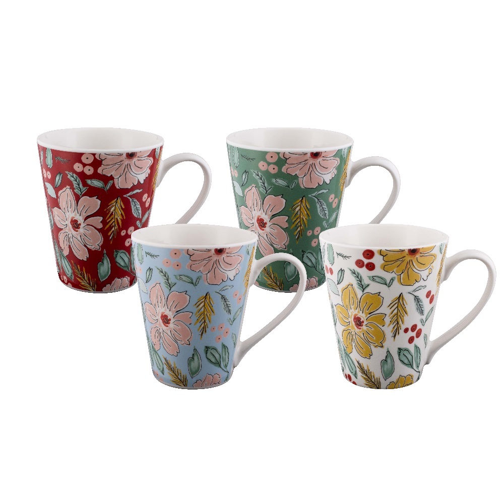 NEW BUNDANOON COFFEE & TEA MUGS SET 4 Tea Drink Mug Cup NEW BONE CHINA - Picture 241 of 320