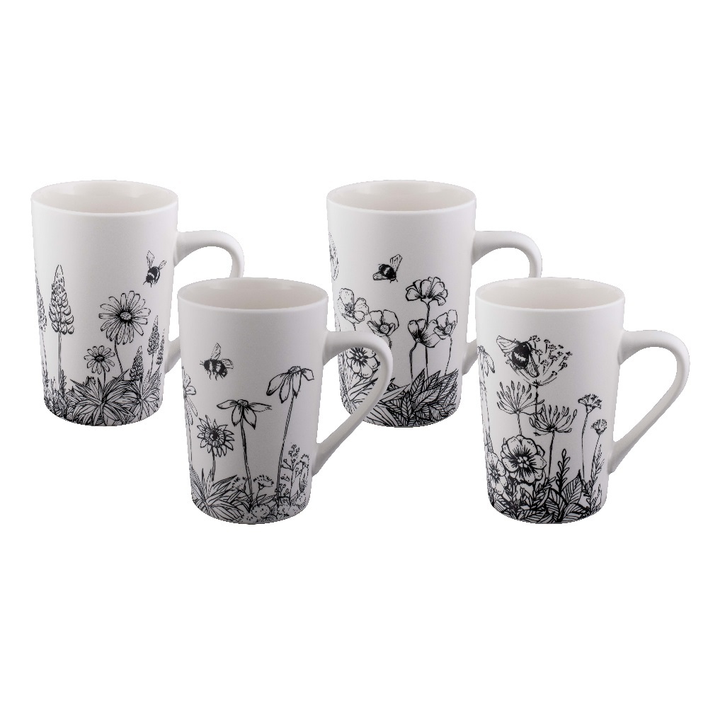 NEW BUNDANOON COFFEE & TEA MUGS SET 4 Tea Drink Mug Cup NEW BONE CHINA - Picture 281 of 320
