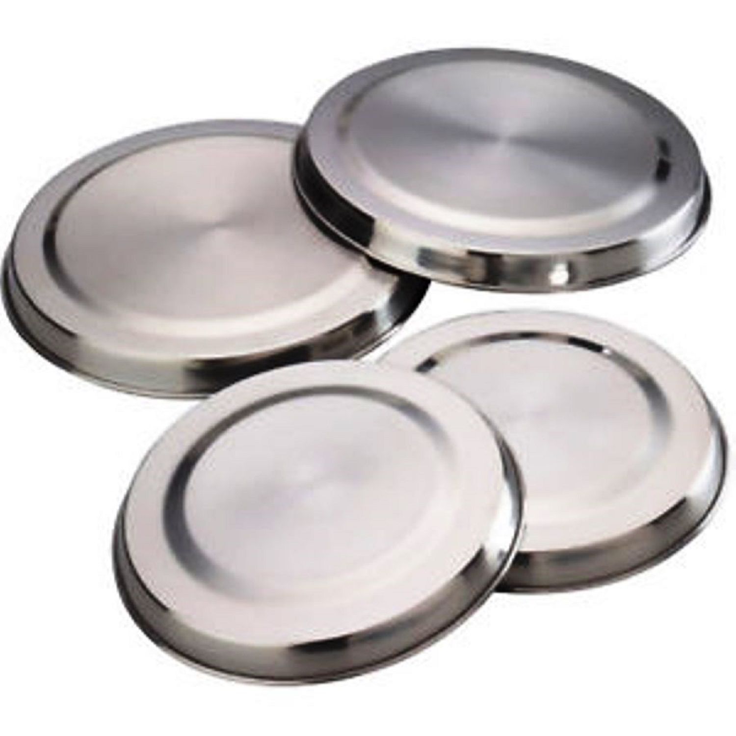 Buy Set of 4 Stainless Steel Burner Covers Online PurpleSpoilz