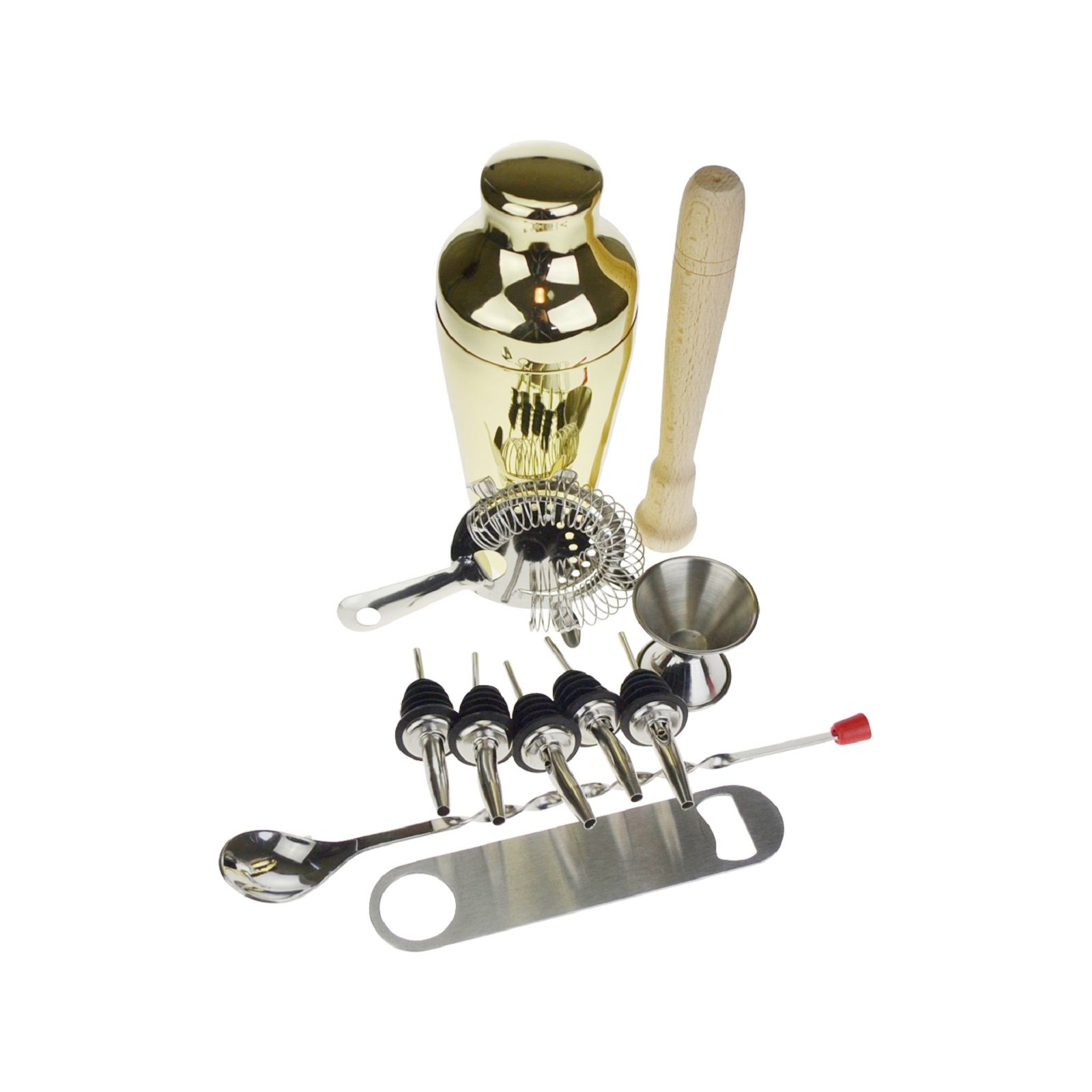 Buy Gold Cocktail Shaker Set Online Purplespoilz Australia