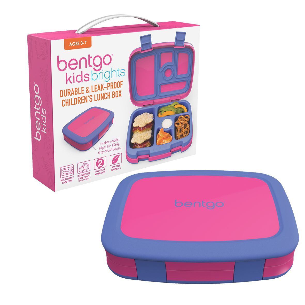Bentgo - Kids Brights Lunch Box - Fuchsia