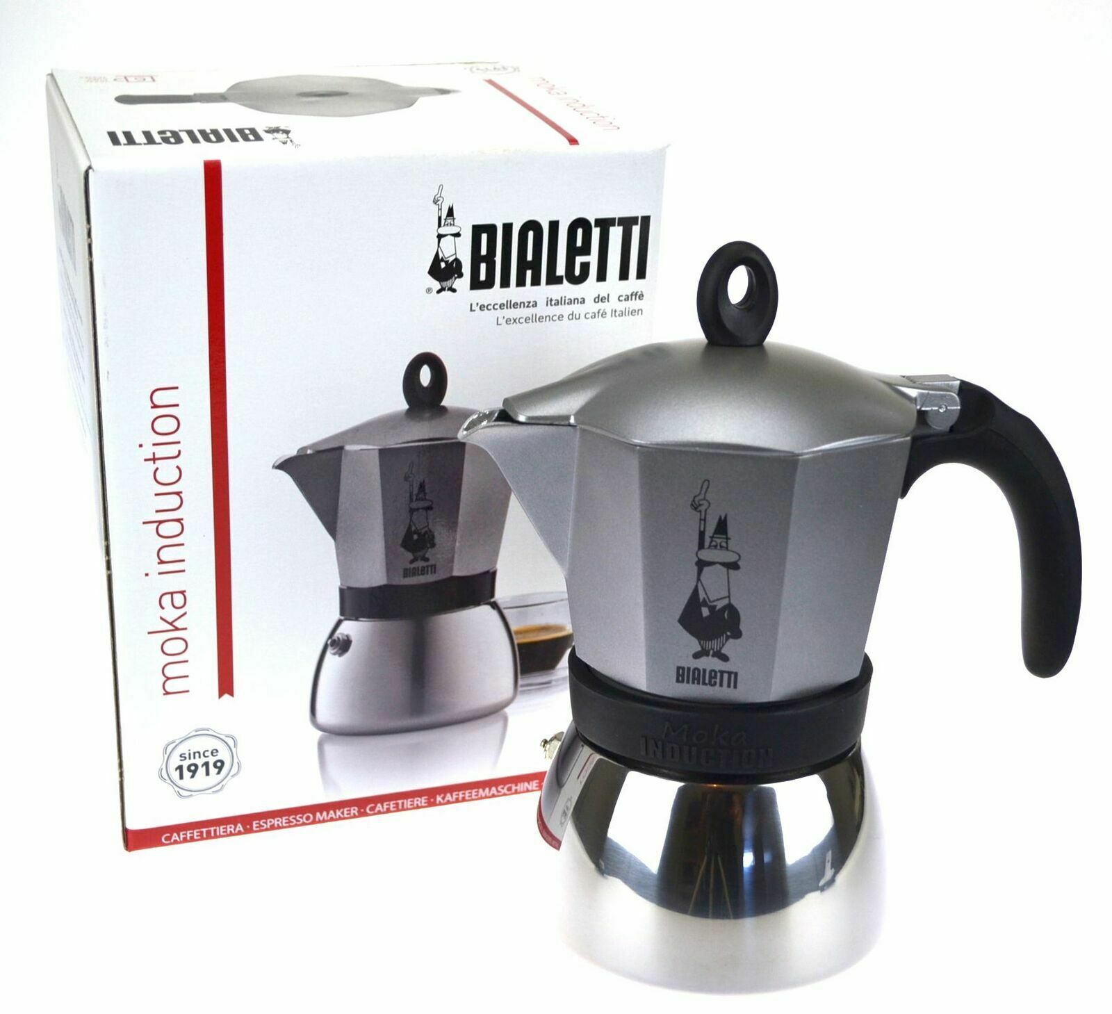 Buy BIALETTI MOKA 3 CUP MOKA INDUCTION ESPRESSO MAKER Online.