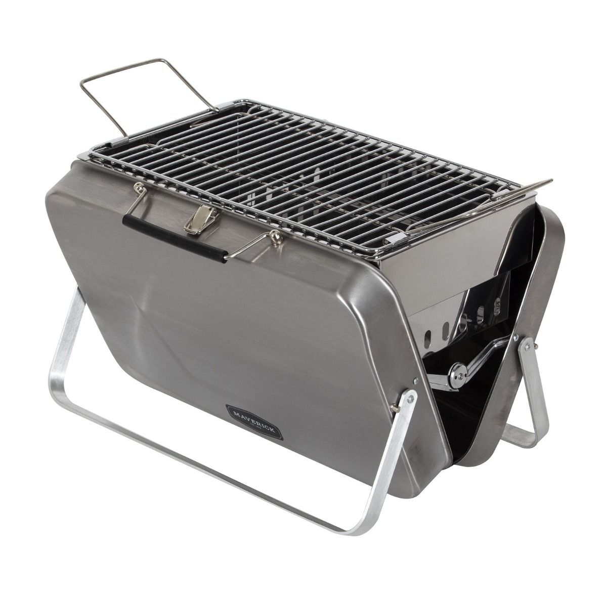 NEW MAVERICK INTO THE WILD BBQ BRIEFCASE Portable Barbeque Grill eBay