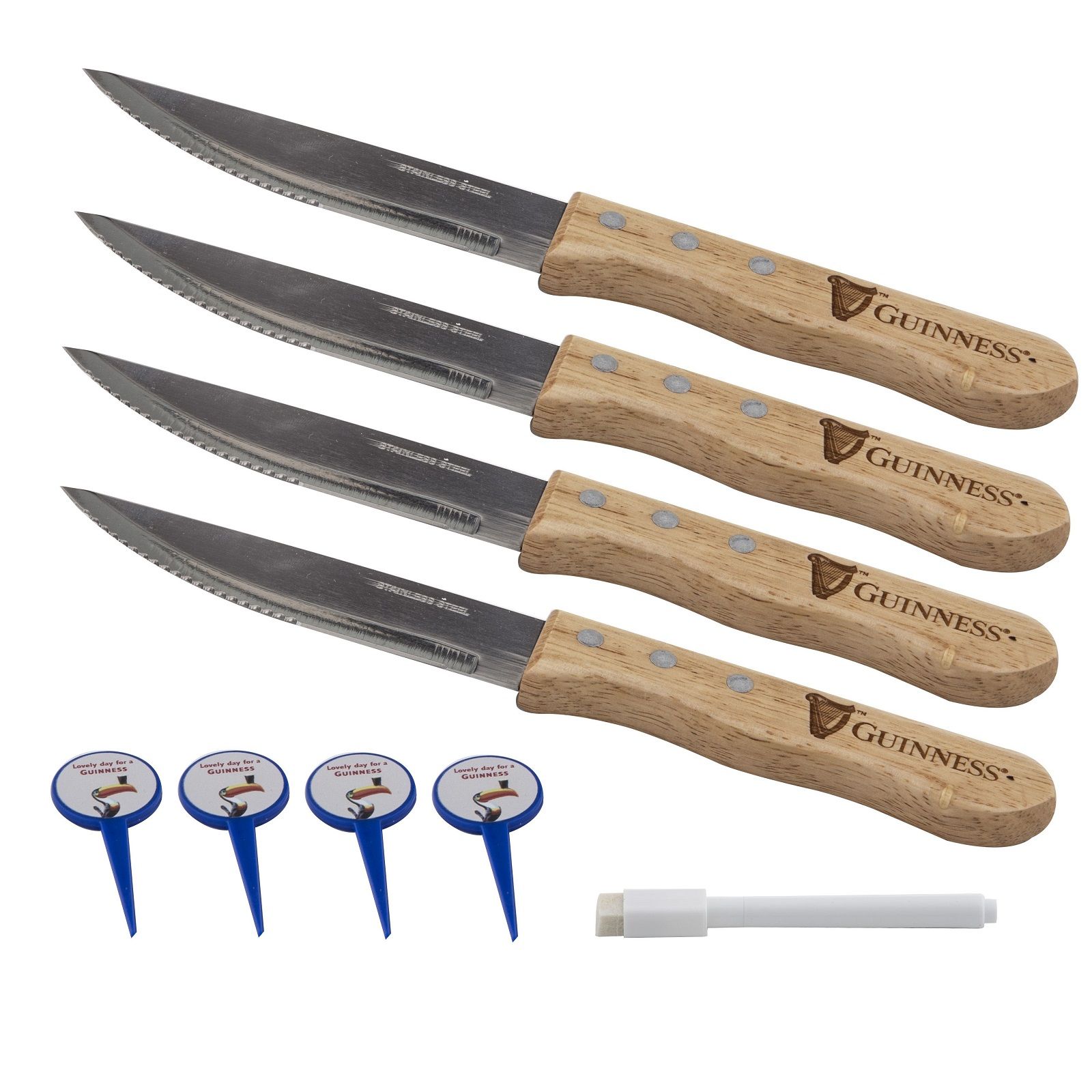 Buy Guinness BBQ Steak Knife Set Online PurpleSpoilz Australia