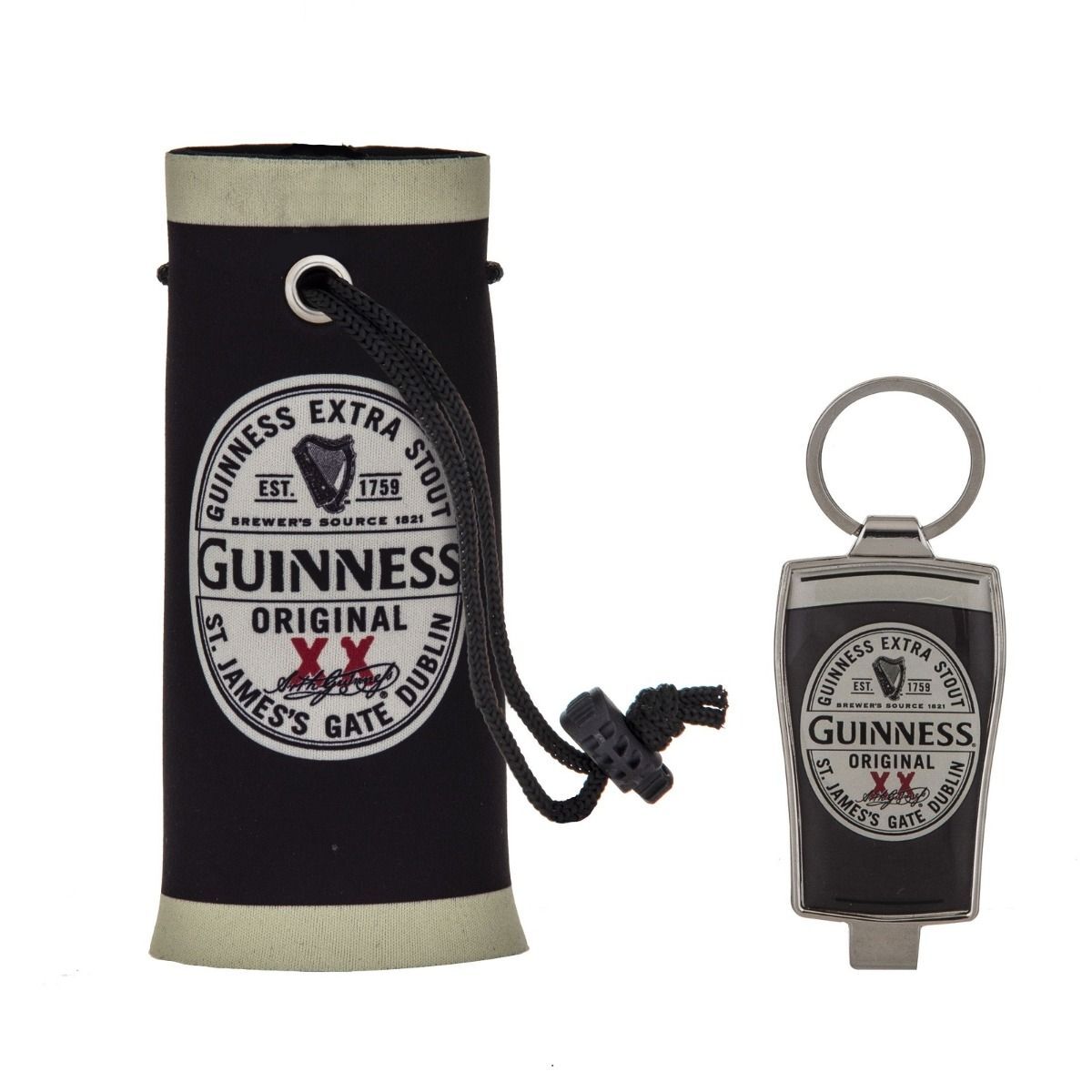 Buy Guinness Can Cooler and Keyring Gift Set Online PurpleSpoilz