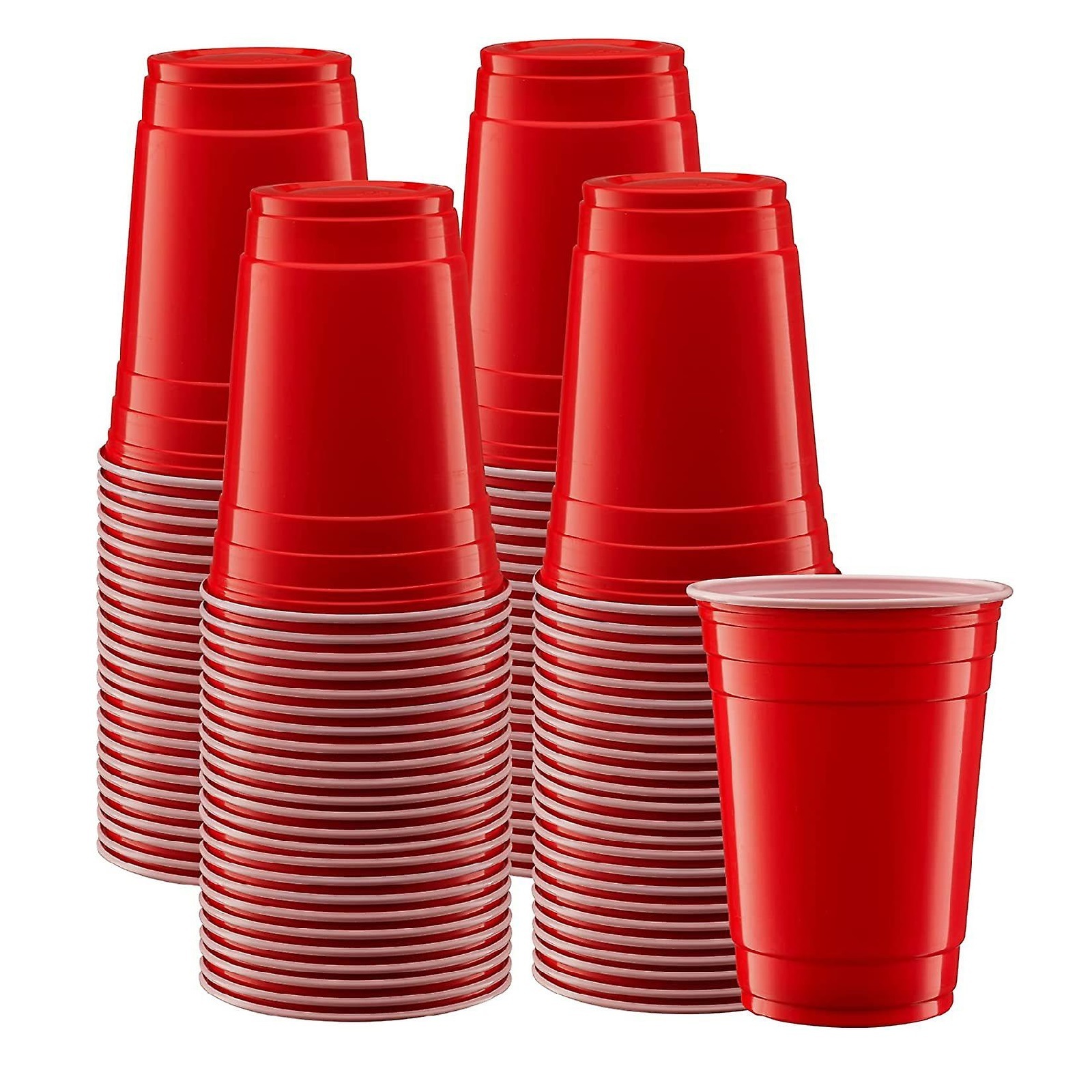 Buy Set 100 Disposable Red Party Drink Cups Online PurpleSpoilz Australia