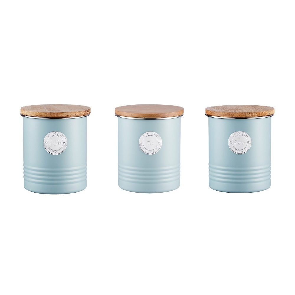 NEW TYPHOON METAL TEA COFFEE OR SUGAR CANISTERS 1 LITRE Cannisters Storage - Picture 162 of 203