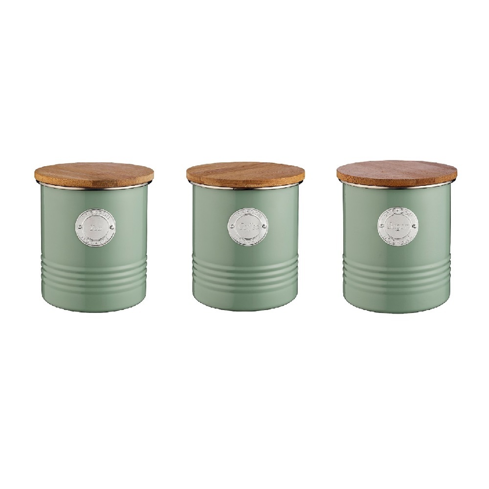 NEW TYPHOON METAL TEA COFFEE OR SUGAR CANISTERS 1 LITRE Cannisters Storage - Picture 190 of 203