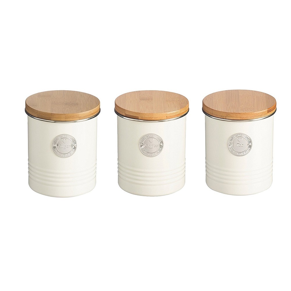 NEW TYPHOON METAL TEA COFFEE OR SUGAR CANISTERS 1 LITRE Cannisters Storage - Picture 197 of 203