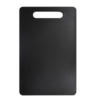 CHEF INOX BLACK POLYETHYLENE CUTTING BOARD - 450 x 300 x12mm