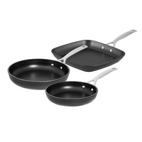 PYROLUX IGNITE 3 PIECE FRY AND GRILL PAN SET