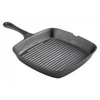 PYROLUX PYROCAST 25 x 24 x 3.5cm SQUARE CAST IRON SKILLET PAN 
