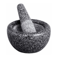 AVANTI PENCIL EDGE BLACK MORTAR AND PESTLE 18cm x 9cm