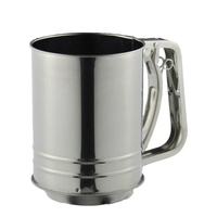 AVANTI STAINLESS STEEL FLOUR SIFTER - 5 CUP