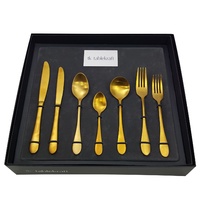 TABLEKRAFT SOHO CUTLERY 56 PIECES SET - GOLD