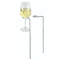 VIN BOUQUET OUTDOOR WINE GLASS HOLDER STAKES SET OF 2