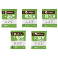 CAFETTO RENEW ESPRESSO MACHINE DESCALER - 5 PACKS 