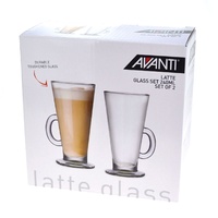 AVANTI LATTE COFFEE GLASS 240ML - SET OF 2