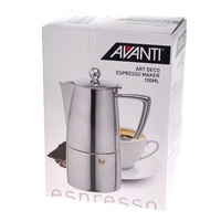 AVANTI 2 CUP ART DECO ESPRESSO COFFEE MAKER PERCOLATOR