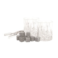 AVANTI WHISKY STONE & GLASS GIFT SET