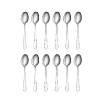 TABLEKRAFT LUXOR STAINLESS STEEL TEASPOON SET 12