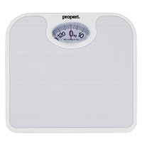 PROPERT MECHANICAL BATHROOM SCALE WHITE 130kg