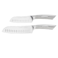 SCANPAN CLASSIC STEEL 2 PIECE SANTOKU KNIFE SET