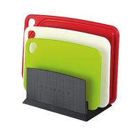 SCANPAN SPECTRUM POLYPROPYLENE 4 PIECE CUTTING BOARD SET