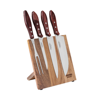 TRAMONTINA CHURRASCO BARBECUE 5 PIECE KNIFE BLOCK SET