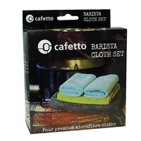 CAFETTO BARISTA CLEANING CLOTH SET OF 4